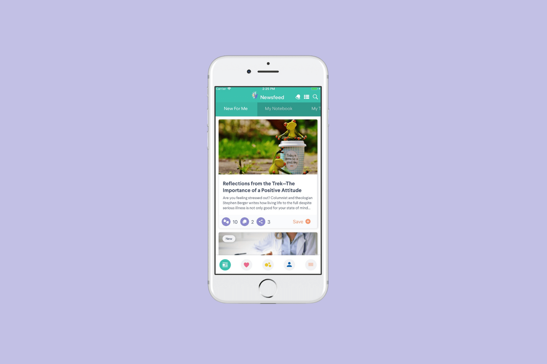White Apple IPhone With Responsum For PF On The Screen